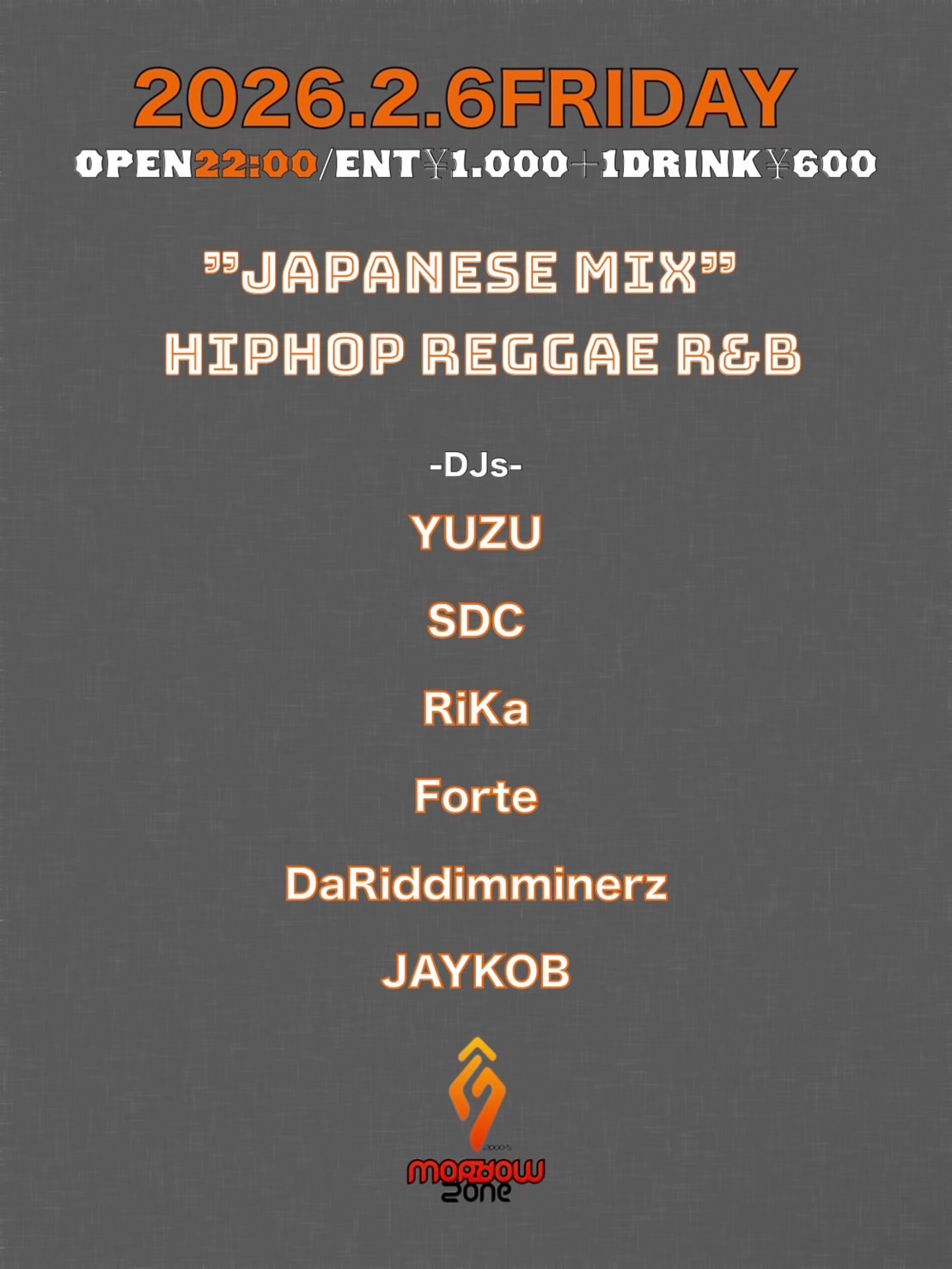 “JAPANESE MIX” HIPHOP REGGAE REB